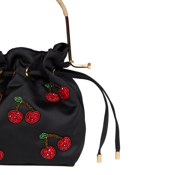 Bel Cetim Bag Cherry