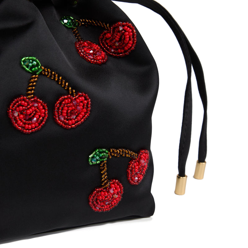 Bel Cetim Bag Cherry